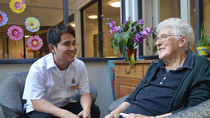 Proud to work in aged care